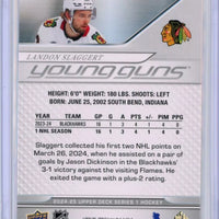 Landon Slaggert 2024 2025 Upper Deck Young Guns Mint Card #203