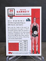 Kevin Garnett 2007 2008 Topps 50th Anniversary Variation Mint Card #20
