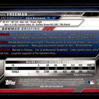 Freddie Freeman 2016 Bowman Series Mint Card #7
