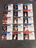 2010 2011 Panini Season Update Rookie Challenge 15 Cards All-Star Set with Stephen Curry
