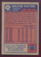 Walter Payton 1985 Topps Series Mint Card #33
