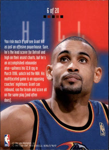 Grant Hill 1996 1997 Ultra Board Game Series Mint Card #6