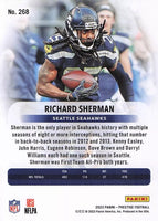 Richard Sherman 2023 Panini Prestige Series Mint Card #269
