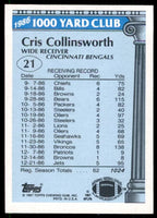 Cris Collinsworth 1987 Topps 1000 Yard Club Series Mint Card #21
