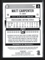 Matt Carpenter 2018 Donruss Optic Pink Series Mint Card #143
