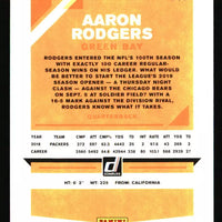 Aaron Rodgers 2019 Donruss Series Mint Card #98