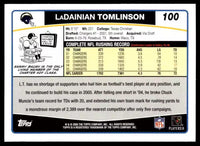 LaDainian Tomlinson 2006 Topps Series Mint Card #100
