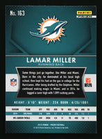 Lamar Miller 2015 Panini Prizm Red, White, and Blue Series Mint Card #163
