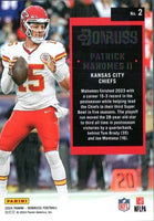 Patrick Mahomes II 2024 Donruss 1994 Retro Series Mint Card #2
