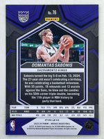 Domantas Sabonis 2023 2024 Panini Mosaic Green Series Mint Card #76
