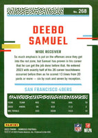 Deebo Samuel 2023 Donruss Press Proof Blue Series Mint Card #268
