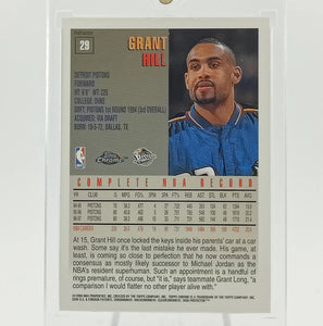 Grant Hill 1997 1998 Topps Chrome Refractor Series Mint Card #29 RARE