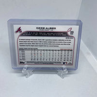 Ozzie Albies 2022 Topps Chrome Prizm Series Mint Card #205
