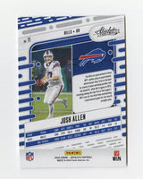 Josh Allen 2024 Panini Absolute Series Mint Card #11
