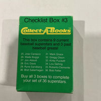 1990 Collect-A-Book Complete Box 3 Series #1 12 Card Set
