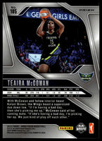 Teaira McCowan 2024 Panini WNBA Prizm Cracked Ice Series Mint Card #105

