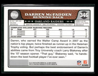 Darren McFadden 2008 Topps Series Mint Rookie Card #346
