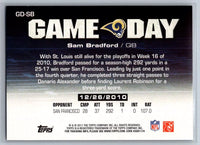 Sam Bradford 2011 Topps Game Day Mint Card  #GD-SB
