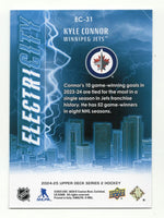 Kyle Connor 2024 2025 Upper Deck ElectriCITY Series Card #EC-31
