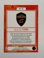 Jaylon Tyson 2024 2025 Hoops We Got Next Series Mint Rookie Card #25
