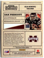 Dak Prescott 2017 Panini Contenders Draft Picks Old School Colors Series Mint Card #4

