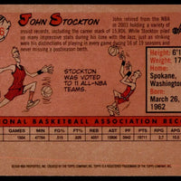 John Stockton 2008 2009 Topps 1958-59 Variations Series Mint Card #166