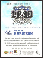 Marvin Harrison 2006 Upper Deck Football 1000 Receiving Club Series Mint Card #1KRE-MH
