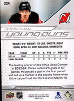 Graeme Clarke 2024 2025 Upper Deck Young Guns Mint Card #224
