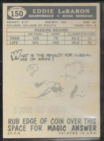 Eddie LeBaron 1959 Topps EX/NM Condition Card #150
