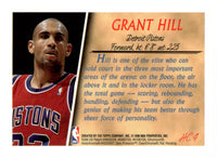 Grant Hill 1996 1997 Topps Holding Court Series Mint Card #HC4
