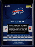 Nick O'Leary 2015 Panini Prizm Red, White, and Blue Series Mint Card #273
