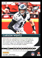 Carson Wentz 2018 Panini Prizm Series Mint Card #38
