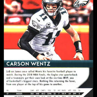 Carson Wentz 2018 Panini Prizm Series Mint Card #38