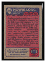 Howie Long 1985 Topps Receiving Leaders Series Mint Card #292
