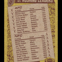 Marcus Allen 1986 Topps League Leaders Series Card #227