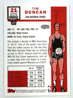 Tim Duncan 2007 2008 Topps 50th Anniversary Variation Mint Card #21
