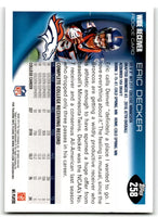 Eric Decker 2010 Topps Series Mint ROOKIE Card #258
