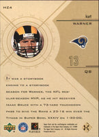 Kurt Warner 2000 Upper Deck Highlight Zone Series Mint Card #HZ4
