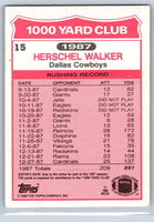 Herschel Walker 1988 Topps 1000 Yd Club Series Mint Card #15
