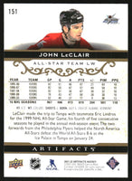 John LeClair 2021 2022 Upper Deck Artifacts Card  #151

