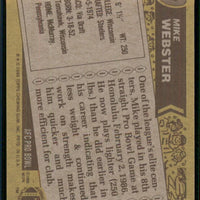 Mike Webster 1986 Topps Series Card #286