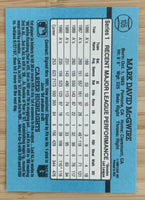 Mark McGwire 1991 Donruss Series Mint Card #105
