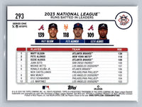 Matt Olson / Pete Alonso / Ozzie Albies 2024 Topps National League Leaders Series Mint Card #293
