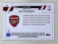 Kim Little 2022 2023 Topps Chrome Women's UEFA Aqua Prizm Series Mint Card #10
