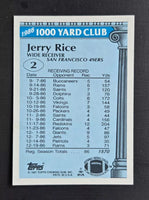 Jerry Rice 1987 Topps 1000 Yard Club Series Mint Card #2
