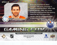Leon Draisaitl 2024 2025 Upper Deck Gaming FOV Series Mint Card #GFOV6
