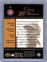 Ernie Banks 2001 Upper Deck Hall of Famers 20th Century Showcase Mint Card #S9
