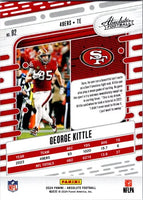 George Kittle 2024 Panini Absolute Series Mint Card #92
