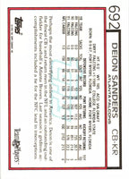 Deion Sanders 1992 Topps Series Mint Card #692 from the High Number Set

