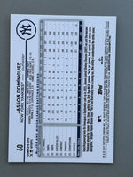 Jasson Dominguez 2024 Topps Factory Set Variation Series Mint Rookie Card #60
